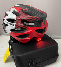 Lightweight Safety Helmet with Taillight and Removable Lens for Cycling