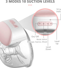  Wearable Electric Breast Pump Single Suction 3 modes