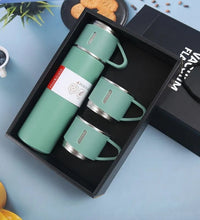 Stainless Steel Thermos Set green