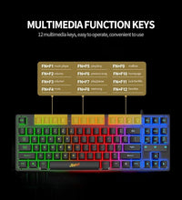  Wired Gaming Keyboard with 87 Keys multimedia